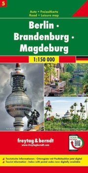 Berlín-Brandenburg-Magdeburg 1:150 000 / automapa