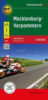 Mecklenburg-Vorpommern 1:250.000 / motocyklová mapa