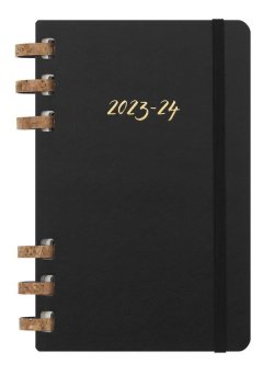 Moleskine Academic Spirálový plánovací zápisnik 2023-24 černý L