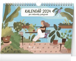 Kalendář pro milovníky pokojovek 2024 - stolní kalendář