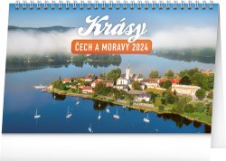 Krásy Čech a Moravy 2024 - stolní kalendář