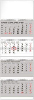 4měsíční kalendář standard skládací 2024 - nástěnný kalendář
