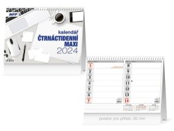 Čtrnáctidenní MAXI 2024 - stolní kalendář