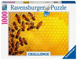 Ravensburger Challenge Puzzle - Včely na medové plástvi 1000 dílků