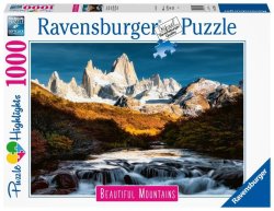 Ravensburger Puzzle Dechberoucí hory - Mount Fitz Roy, Patagonie 1000 dílků