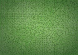 Ravensburger Krypt Puzzle - Neonová zelená 736 dílků