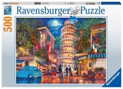 Ravensburger Puzzle - Uličky v Pise 500 dílků