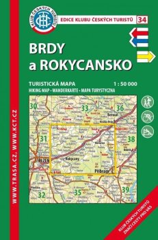 KČT 34 Brdy a Rokycansko 1:50 000