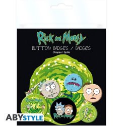 Rick and Morty - set odznaků