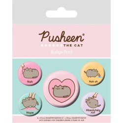 Pusheen - set odznaků