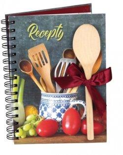 Kniha na recepty s vařečkou Tools