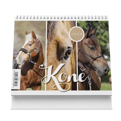 Koně 2024 - stolní kalendář