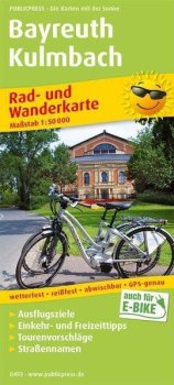Bayreuth-Kulmbach 1:50 000 / cyklistická a turistická mapa