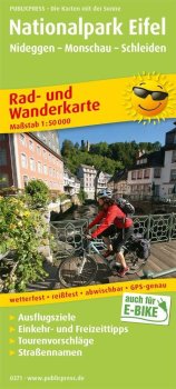 Národní park Eifel, Nideggen-Monschau-Schleiden 1:50 000 / cyklistická a turistická mapa