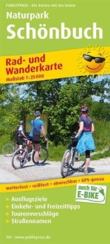 Přírodní park Schönbuch 1:25 000 / cyklistická a turistická mapa