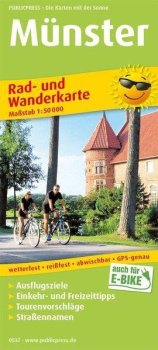 Münster 1:50 000 / cyklistická a turistická mapa