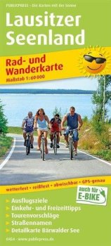 Lausitzer Seenland 1:60 000 / cyklistická a turistická mapa