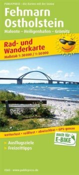 Fehmarn-Ostholstein, Malente-Heiligenhafen-Grömitz 1:30 000/1:50 000 / cyklistická a turistická mapa