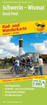 Schwerin-Wismar, ostrov Poel 1:60 000 / cyklistická a turistická mapa