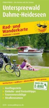 Unterspreewald-Dahme-Heideseen 1:50 000 / cyklistická a turistická mapa