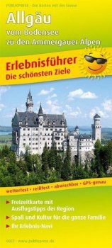 Allgäu 1:150 000 od Bodamského jezera po Ammergauské Alpy / mapa s průvodcem