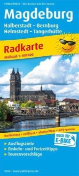 Magdeburg, Halberstadt-Bernburg, Helmstedt-Tangerhütte 1:100 000 / cyklistická mapa