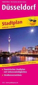 Düsseldorf 1:16 000 / plán města