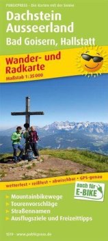 Dachstein, Ausseerland, Bad Goisern, Hallstatt 1:35 000 / turistická a cykloturistická mapa