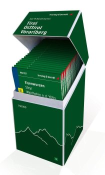 Tyrolsko-Osttirol-Vorarlberskon set 1:50 000 / turistická a cykloturistická mapa