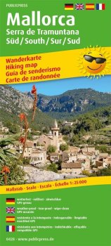 Mallorca-Serra de Tramuntana Sur/Süd /Jih/Sud 1:25 000 / turistická mapa