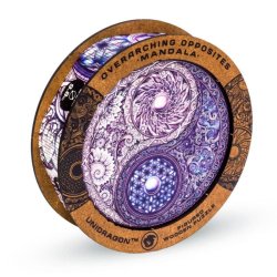 Unidragon dřevěné puzzle - Mandala protiklady velikost M