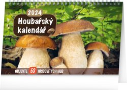 Houbařský kalendář 2024 - stolní kalendář