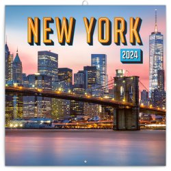 New York 2024 - nástěnný kalendář