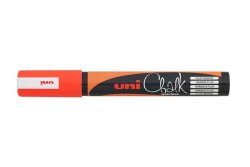 UNI Křídový popisovač PWE-5M 1,8 - 2,5 mm - fluo oranžový