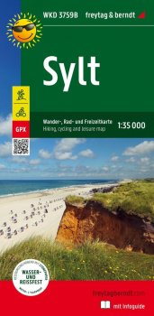 Sylt 1:35 000, s informačním průvodcem / turistická a cykloturistická mapa