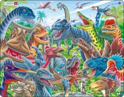 Puzzle Šťasní dinosauři