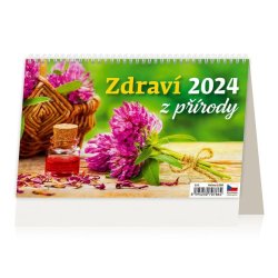 Kalendář stolní 2024 - Zdraví z přírody - 14denní