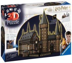Ravensburger Puzzle - Harry Potter: Bradavický hrad - Velká síň (Noční edice) 540 dílků