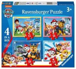 Ravensburger Puzzle - Tlapková patrola 4v1 (12,16,20,24 dílků)