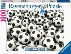 Ravensburger Challenge Puzzle - Fotbalové míče 1000 dílků