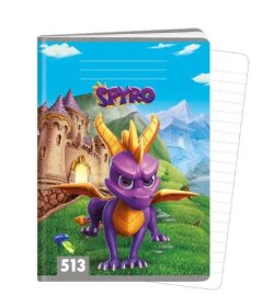 Sešit A5, 10 listů, typ 513 Spyro