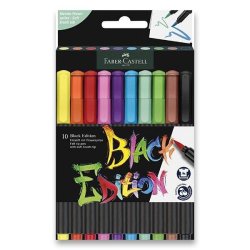 Faber Castell Fixy Black Edition Brush 10 ks