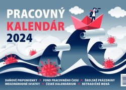 Pracovný kalendár 2024 - stolový kalendár