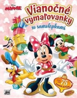 Vianočné vymaľovanky so samolepkami Minnie