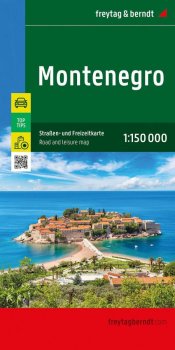 Černá Hora 1:150 000 / automapa + mapa pro volný čas