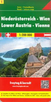 Automapa Dolní Rakousko Vídeň 1:200 000