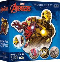 Wood Craft Origin puzzle Odvážný Iron Man