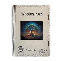 Dřěvěné puzzle - Strom života I A4