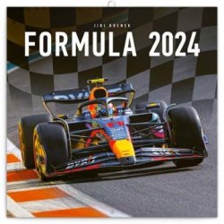 Kalendář 2024 poznámkový: Formule - Jiří Křenek, 30 × 30 cm (západní kalendarium)