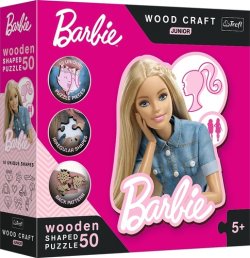 Puzzle Wood Craft Junior Krásná Barbie 50 dílků